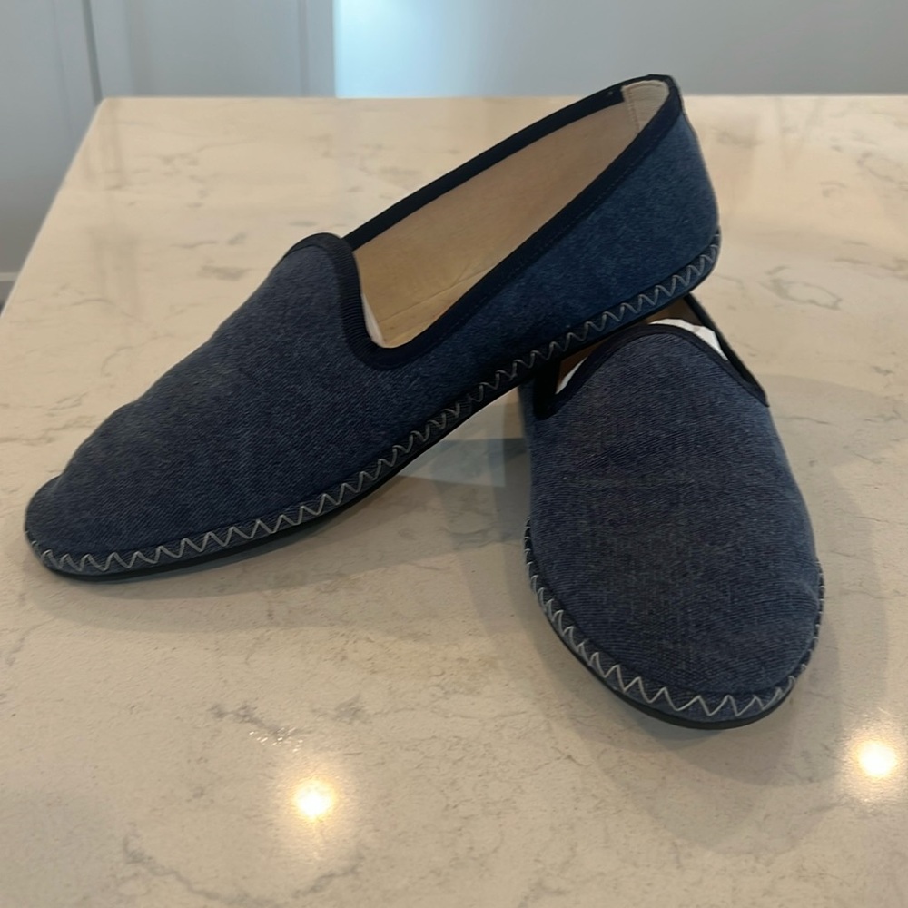 J.Crew Venetian Canvas Slipper Slide